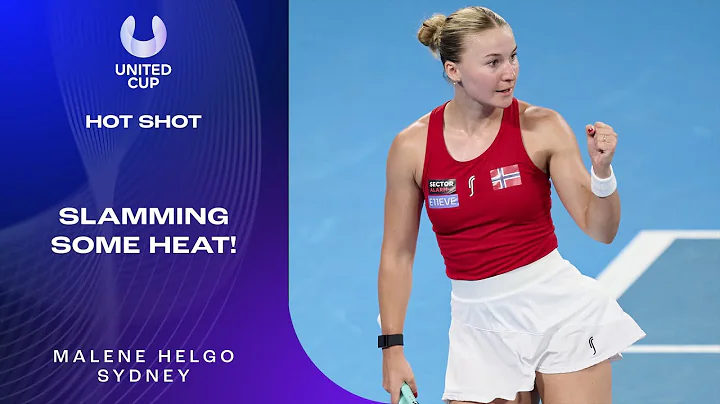 Malene Helgo Puts the Heat On Garcia Early in the Second Set | United Cup 2024