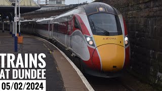 Trains at Dundee 05/02/2024 4K