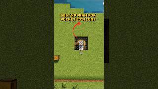 How To Make Best XP Farm For Pocket And bedrock Minecraft #minecraft #shorts @Voice.gaming
