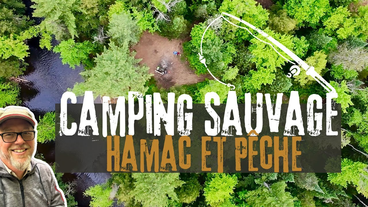 CAMPING SAUVAGE en hamac et pêche sur les terres publiques du Québec #laurentides #kayak