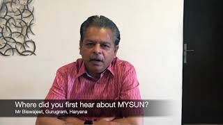 MYSUN Customer Testimonial in Gurugram, Haryana