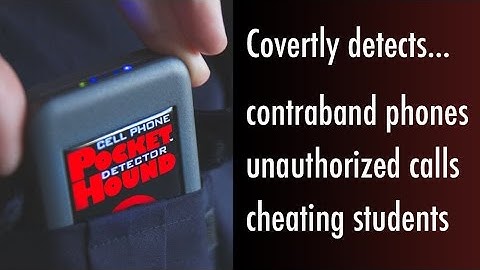 Do You Need Covert Cell Phone Detection? Watch This Short Video On PocketHound