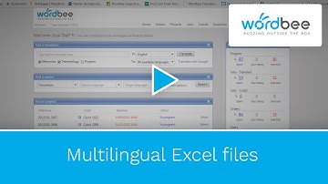 Translate multilingual Excel files | Wordbee
