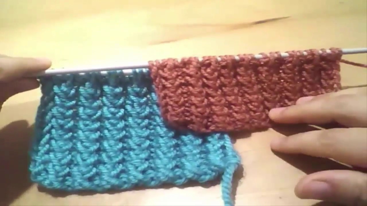 غرزة الفرع المجدول تريكو.... Knitting Scheduled branch Stitch