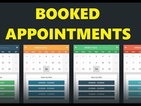 Booked - Appointment Booking for WordPress. Full Tutorial