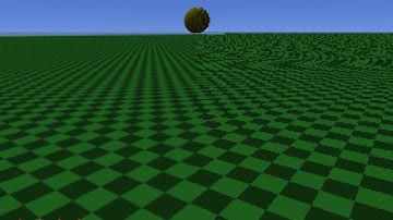 My 3D demo-6. Long slow aliasing antialiasing 10x10 and interfering demo