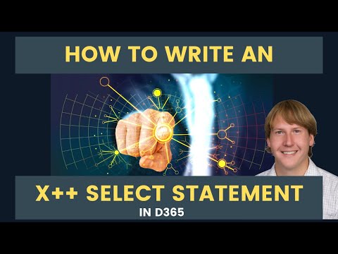 How To Write An X++ Select Statement