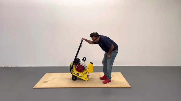 HOC HZR70 Pro 14 Inch Honda GX160 Plate Compactor + Wheel Kit + Water Kit + 3 Year Warranty!