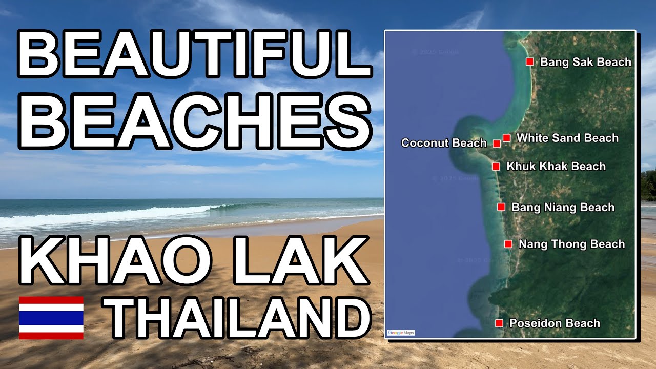 BEAUTIFUL BEACHES KHAO LAK THAILAND (4K)
