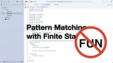 Pattern Matching with Finite Automata in C++