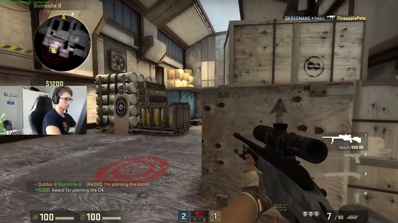 116 CS GO   ScreaM CRAZY 1v5 CLUTCH! and Tarik RAGE! Funny Moments!