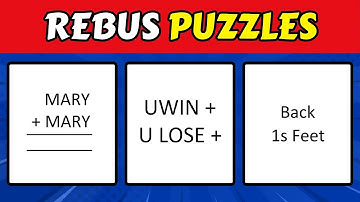 Only 1% can solve all| Can You Solve These 32 Rebus Puzzles? 🧠 | Brain Teaser Challenge #5