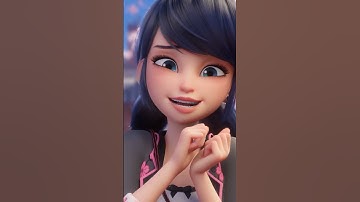 Thumbnail of Roses are red, violets are blue, Marinette is in love, Adrien too! #miraculousseason6 #adrienette
