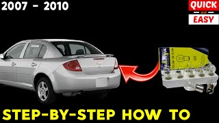 Chevy Cobalt And Pontiac G6 Rear Turn Signal And Brake Bulb Replacement