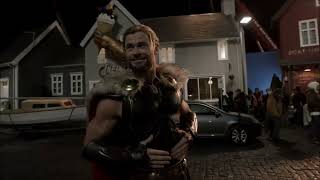 Chris Hemsworth and Tessa Thompson DRUNK on set of Thor: Love and Thunder