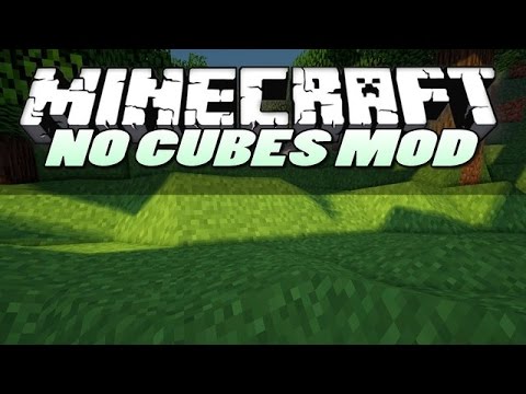 PLUS DE CUBES DANS MINECRAFT | No Cubes Mod - YouTube