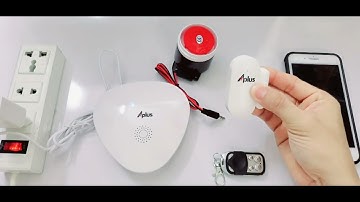 Thiết bị báo động cảnh báo mở cửa không dây từ xa qua app wifi điện thoại thông minh APLUS X1C