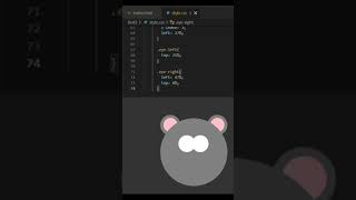 small dog shape animation in Html and CSS #Html #CSS