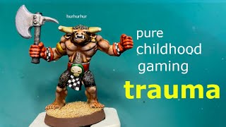 Warhammer Quest Minotaur | Painting Old Warhammer