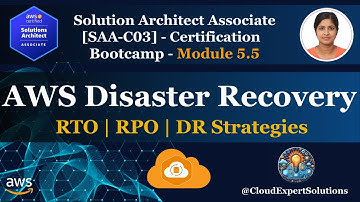 SAA-C03 Module 5.5 – AWS Disaster Recovery Strategies Explained | RTO, RPO, DR Patterns for SAA Exam