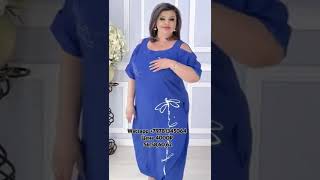 #plussize Стильная одежда для женщин 50+ .Натуральные ткани