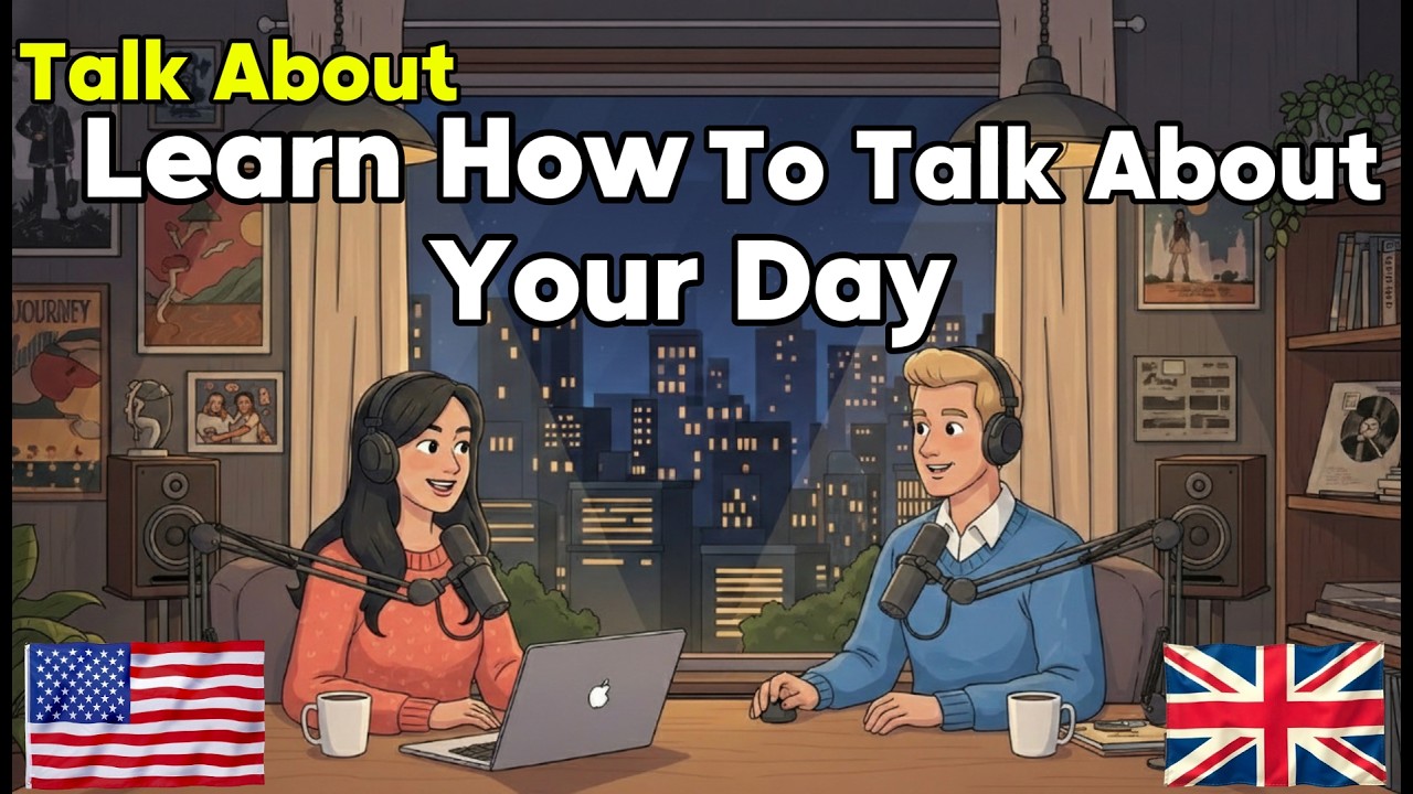 Daily English Conversation Practice | Learn How To Talk About Your Day | English Podcast
