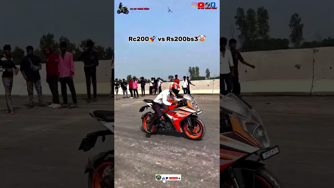 New KTM RC 200 BS3 vs Pulsar RS 200 BS3 | Asli Power Kis Mein Hai? 💥🏍️ 