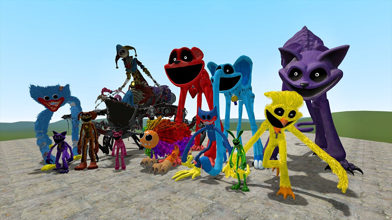 Surviving Chapter 3, 4 & 5 Monsters Poppy Playtime | Garry's Mod