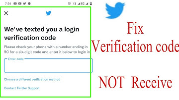 Twitter verification code not receive problem solve||We