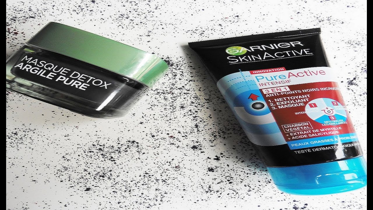 الفرق بين ماسك l'oréal detox و ماسك GARNIER SKIN-ACTIVE