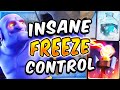 NO ONE EXPECTS THIS! ULTIMATE FREEZE CONTROL DECK — Clash Royale