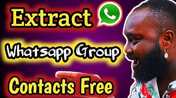 How To Extract Phone Numbers From Whatsapp Group 2024 , Free Lead Generation For Your Business