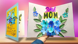 Mother's day card / Mother's day pop up card / Mother's greeting card / Mothers day craft