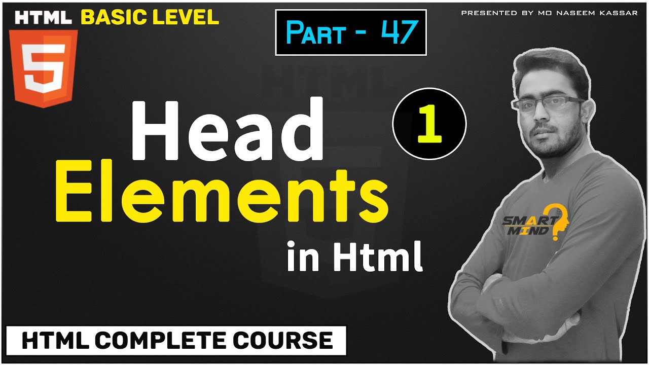 47. Head elements in html use of head elements title style meta script ...