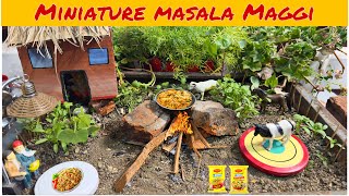 Miniature Masala Maggi | Masala Maggi Recipe | Spicy Maggi #minirasoighar #maggi #masala