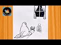 Ramadan Mubarak Drawing- Easy Step By Step / Ramzan Mubarak drawing.