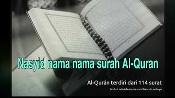 Nasyid nama nama surah Al-quran