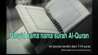 Nasyid nama nama surah Al-quran