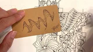 Zentangle Inktober 2022 / Day14: Sidehat