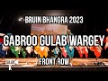 1st place gabroo gulab wargey  bruin bhangra 2023 front row