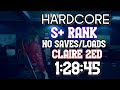 (Hardcore) Resident Evil 2 Remake - Claire [2ed] S+ Rank - 1:28:45 (No Saves/Loads)