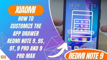how to customize the app drawer Redmi Note 9, 9S, 9T, 9 Pro and 9 Pro Max