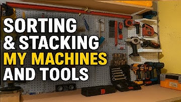 Building My DIY Mini Workshop (Part 2) – Organizing, Sorting & Stacking All My Tools!