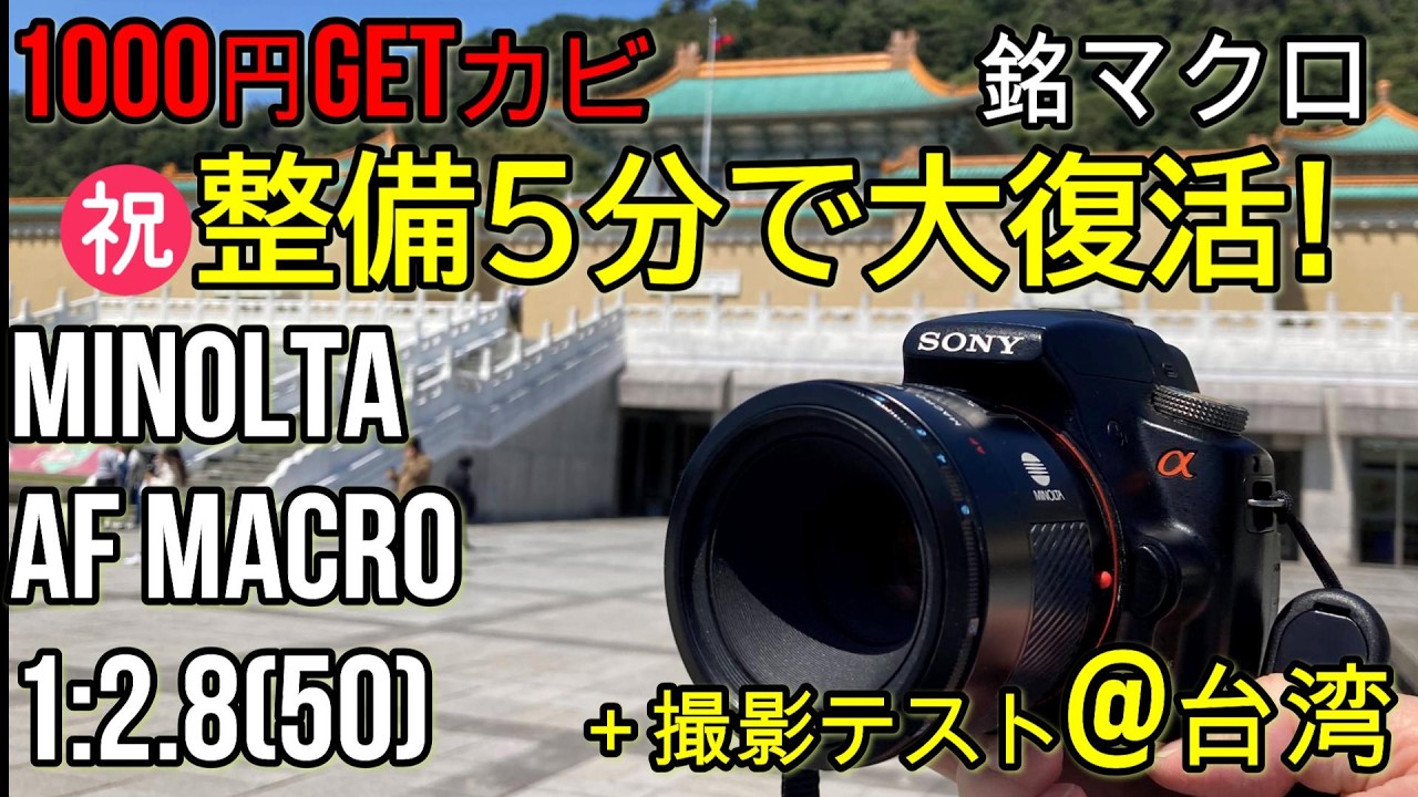 【ジャンク品】レンズ まとめ売り Canon SIGMA MINOLTA 11 ジャンクレンズ 1000円銘マクロ(カビ玉)整備5分で大復活! Aマウント
