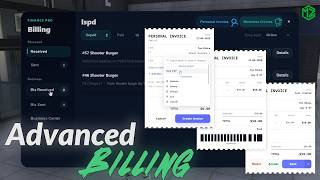 Fivem Most Advanced Billing Script，Realistic Receipt Style [ ESX / QBOX / QBCORE ]