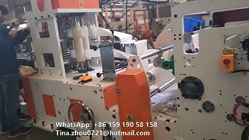 2 Floor Napkin Machine with Color Printing Test Video 
