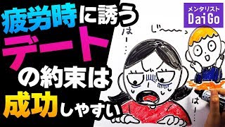 女性をデートに誘うベストなタイミングは相手が疲れている時！