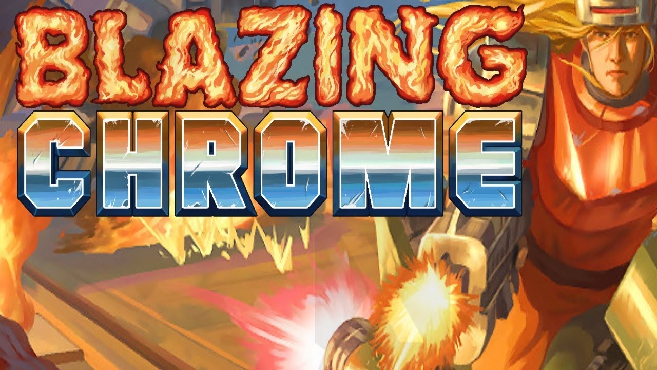shinobi shijuusou Blazing Chrome (More Contra than Contra)