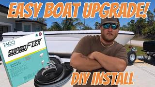 Installing a new Rub Rail. Easy way to update the looks of your old boat