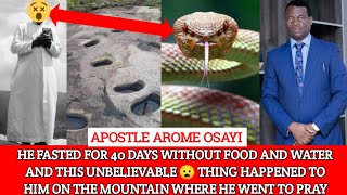 HE FASTED FOR 40 DAYS WITHOUT FOOD & WATER & THIS UNBELIEVABLE THING HAPPENED TO HIM ON THE MOUNTAIN